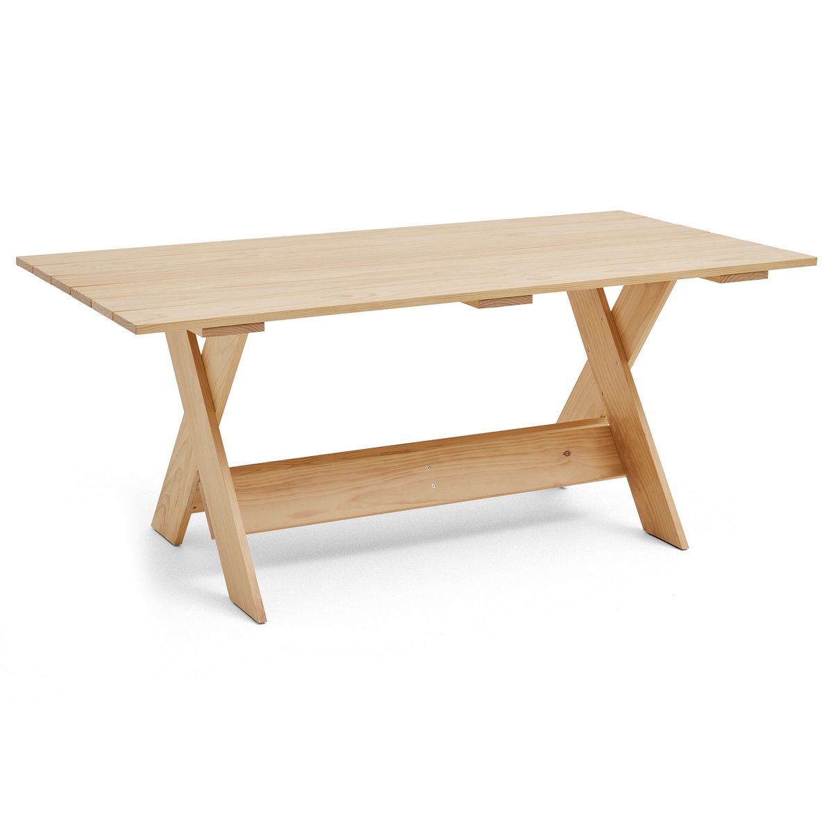 HAY Crate Dining Table Tisch 180x89,5 cm Kiefernholz lackiert Klar