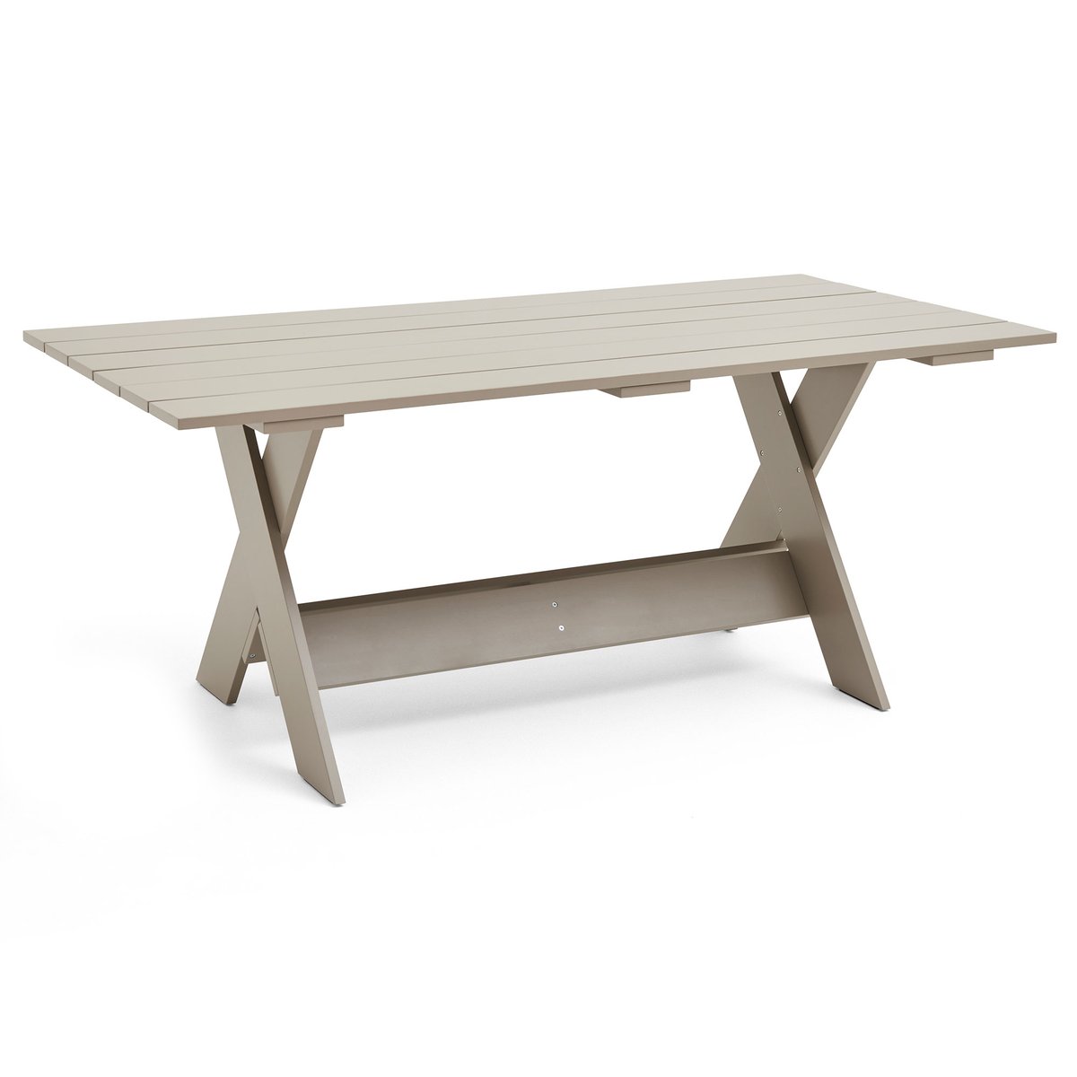 HAY Crate Dining Table Tisch 180x89,5 cm Kiefernholz lackiert London fog