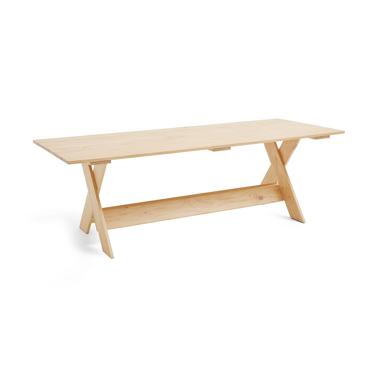 HAY Crate Dining Table Tisch 180x89,5 cm Kiefernholz lackiert Klar