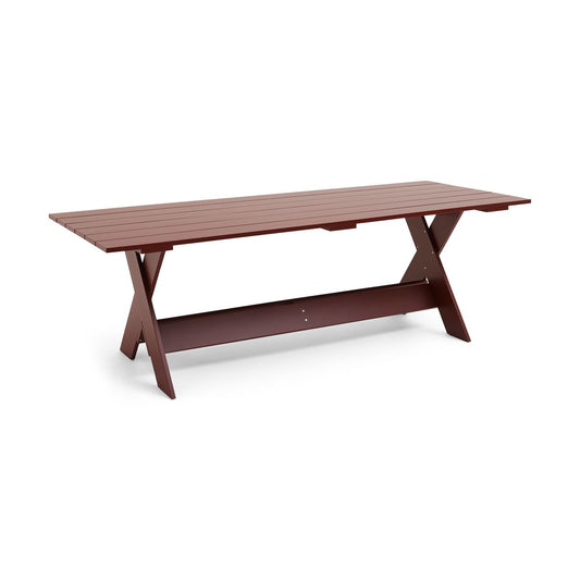 HAY Crate Dining Table Tisch 180x89,5 cm Kiefernholz lackiert Iron red