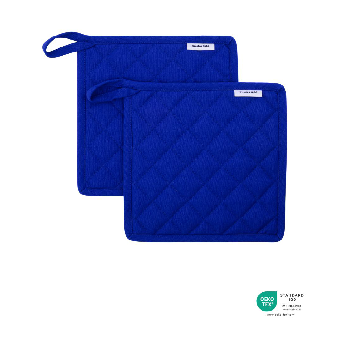 Nicolas Vahé Neat Topflappen 2er-Pack Blau