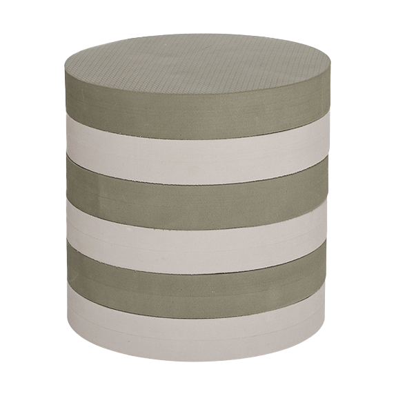 OYOY Iro stapelbarer Hocker Olive-Clay