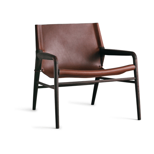 OX Denmarq Rama Chair Sessel Gestell smoked oak Cognac