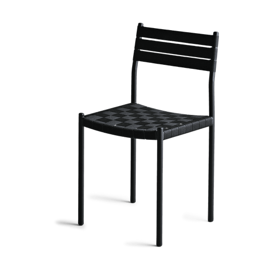 OX Denmarq Nettan Chair black frame Stuhl Schwarzes Gewebe