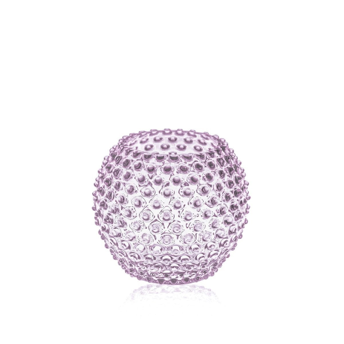 Anna Von Lipa Hobnail Globe vas 18 cm Lila