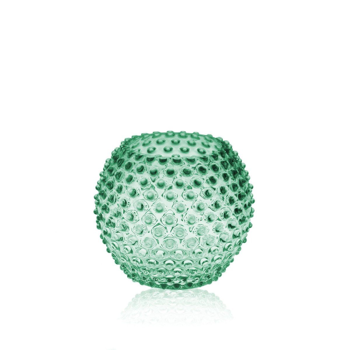 Anna Von Lipa Hobnail Globe vas 18 cm Beryl