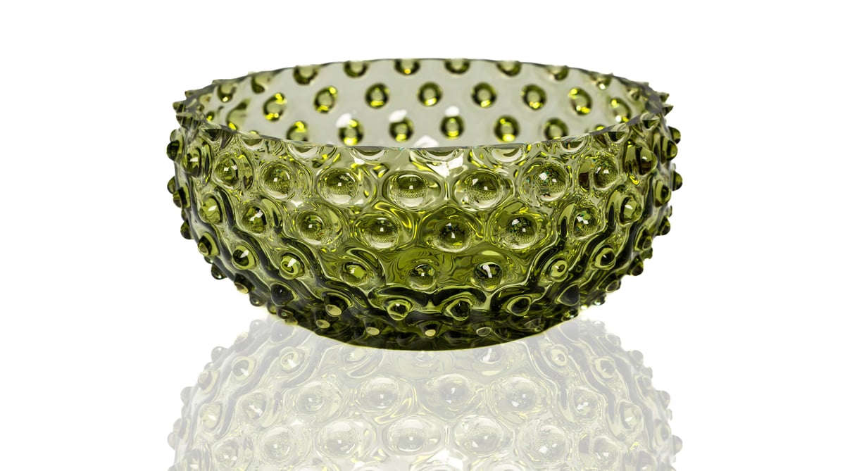 Anna Von Lipa Hobnail Tapas 17 cm Olivegreen