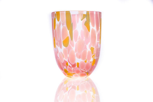 Anna Von Lipa Big Confetti dricksglas 25 cl Rosa - yellow