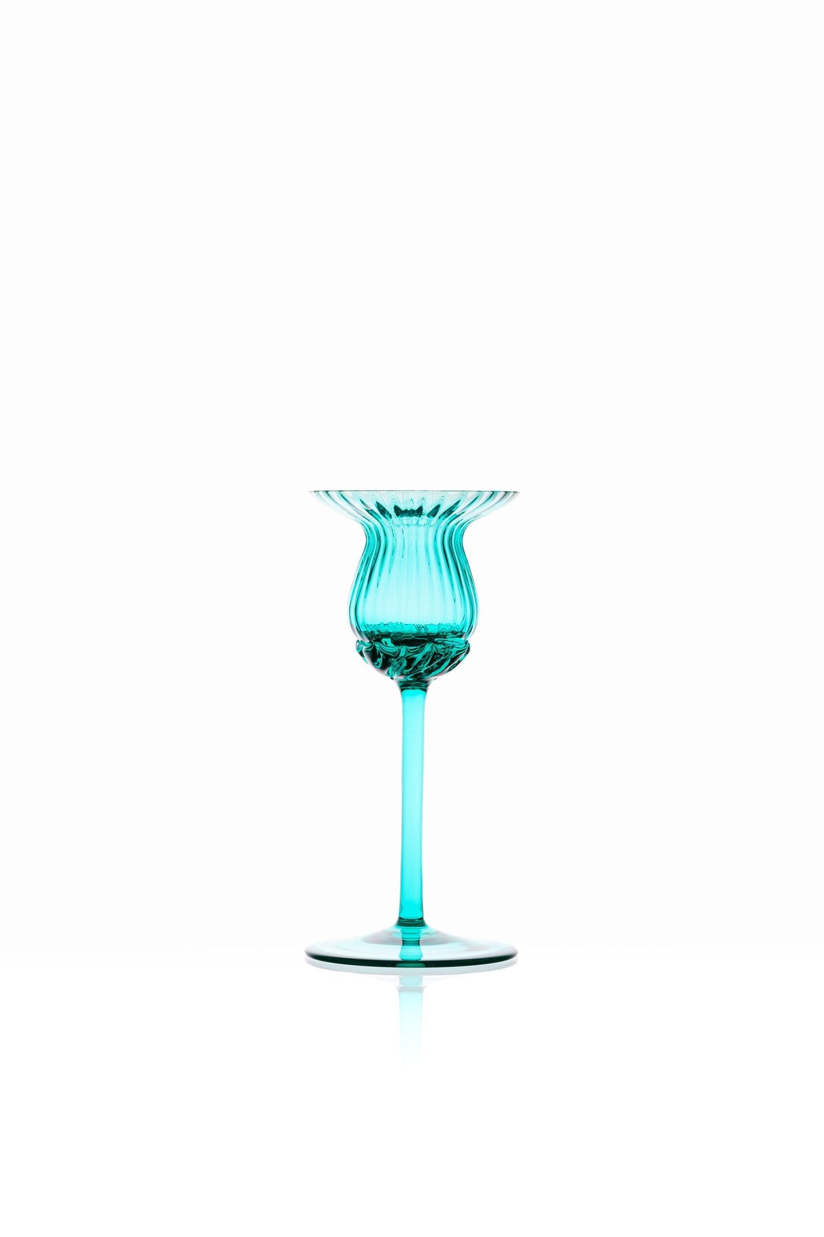 Anna Von Lipa Tulipán ljusstake 25 cm Turquoise