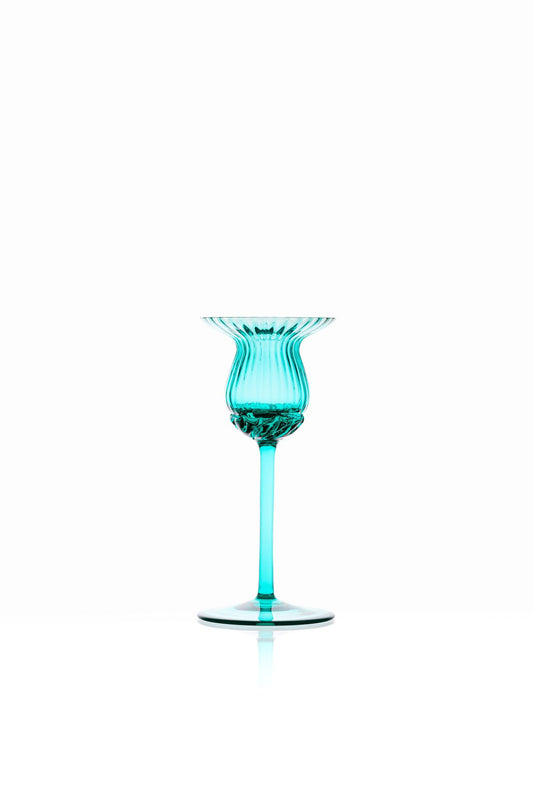 Anna Von Lipa Tulipán ljusstake 25 cm Turquoise