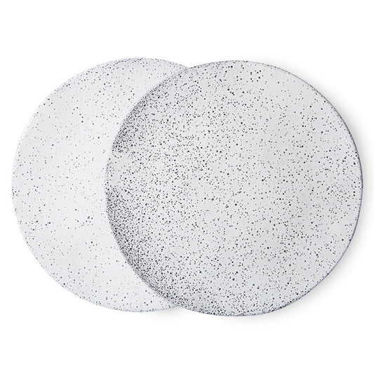 HKliving Gradient tallrik 2-pack Ø29 cm Cream