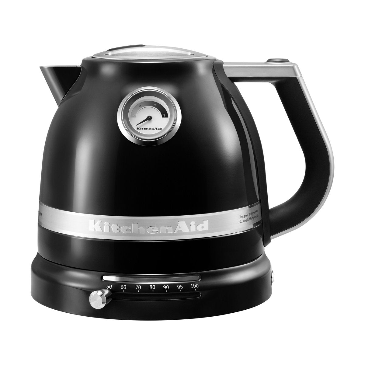 KitchenAid Artisan vattenkokare med variabel temperatur 1,5 L Onyx black