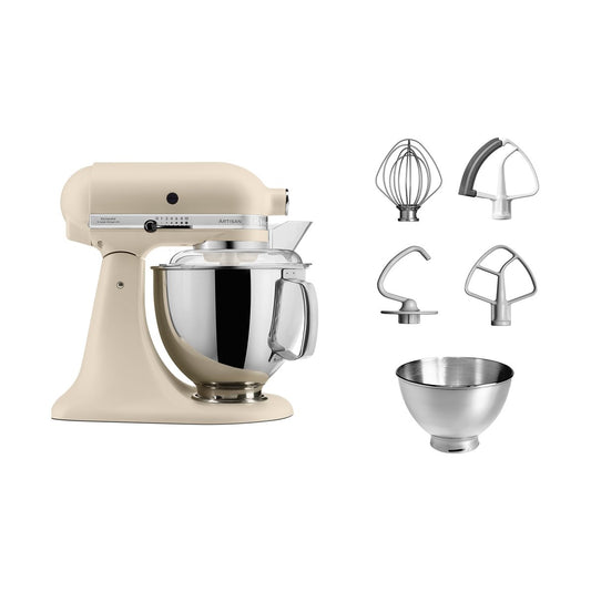 KitchenAid Artisan 5KSM175 köksmaskin med extra tillbehör 4,8 L Fresh linen