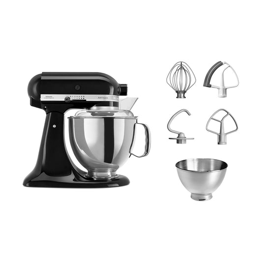 KitchenAid Artisan 5KSM175 köksmaskin med extra tillbehör 4,8 L Onyx black