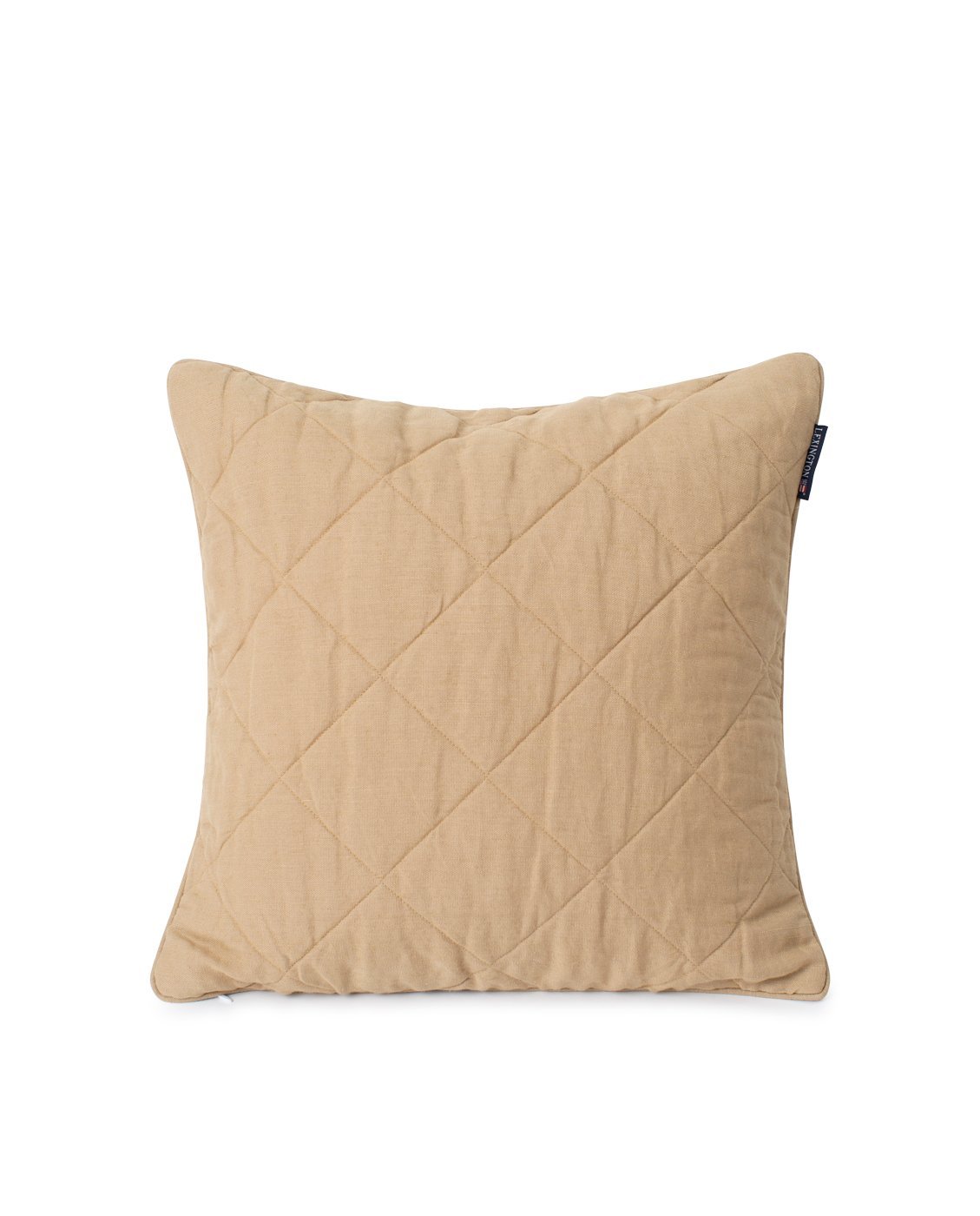 Lexington Quilted Linen/Viscose kuddfodral 50x50cm Beige