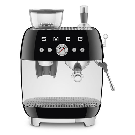 Smeg Smeg 50's Style espressomaskin med kaffekvarn Svart