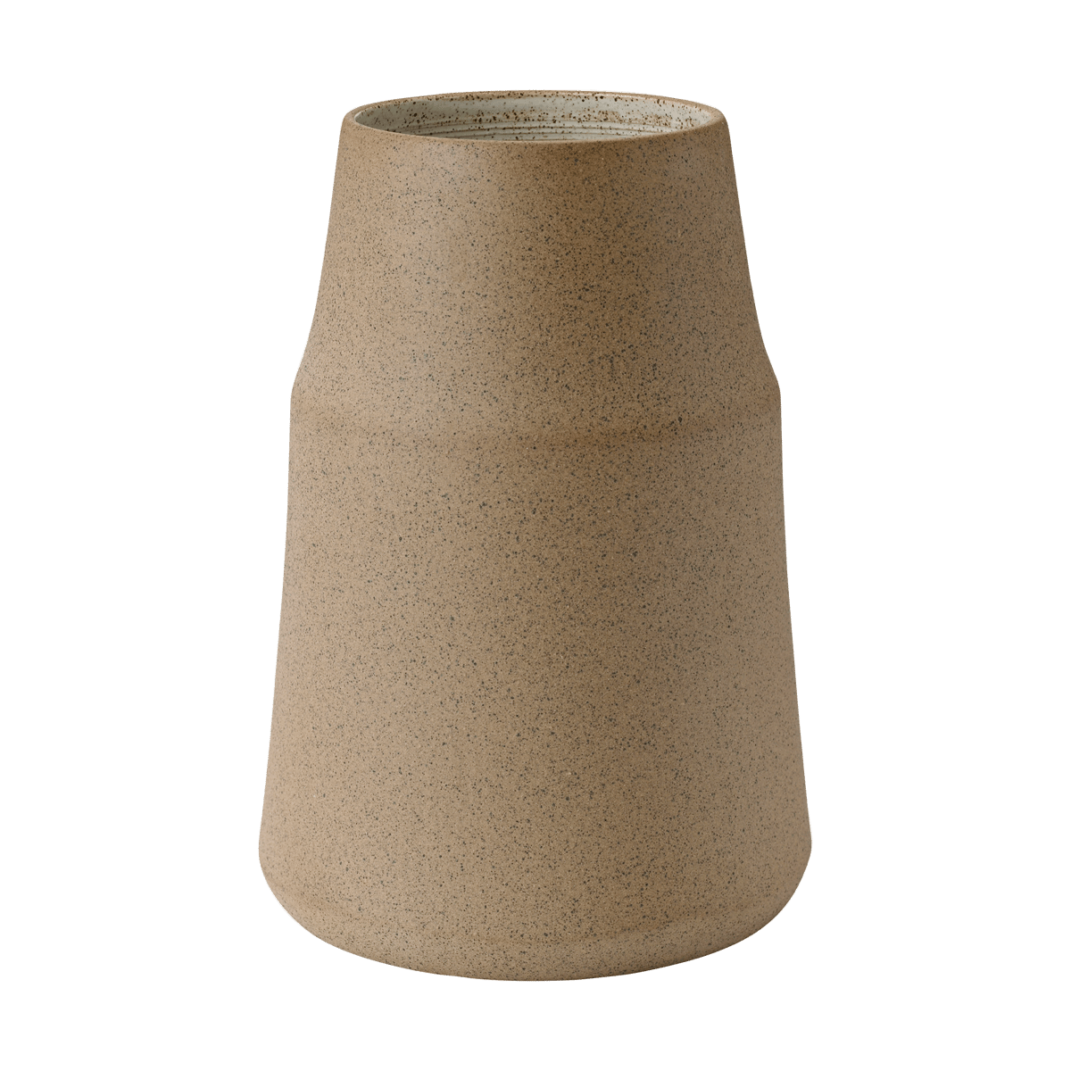 Knabstrup Keramik Clay Vase 18 cm Warm sand