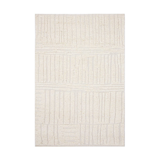 Tell Me More Sandnes Wollteppich White, 170x240 cm