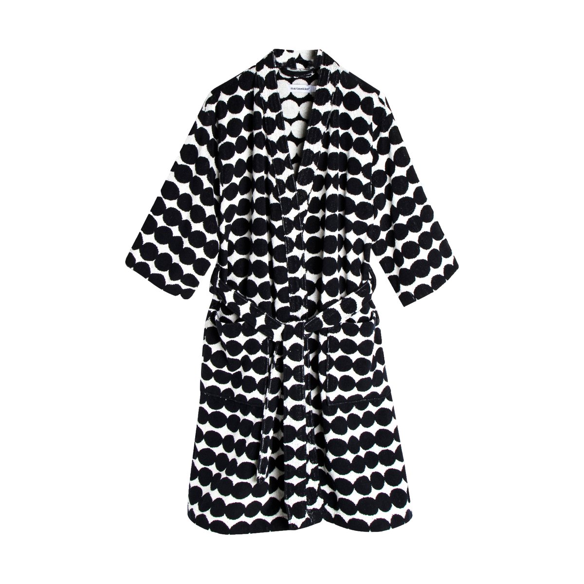 Marimekko Räsymatto badrock Black-white, M