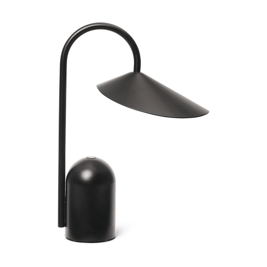 ferm LIVING Arum tragbare Leuchte Black