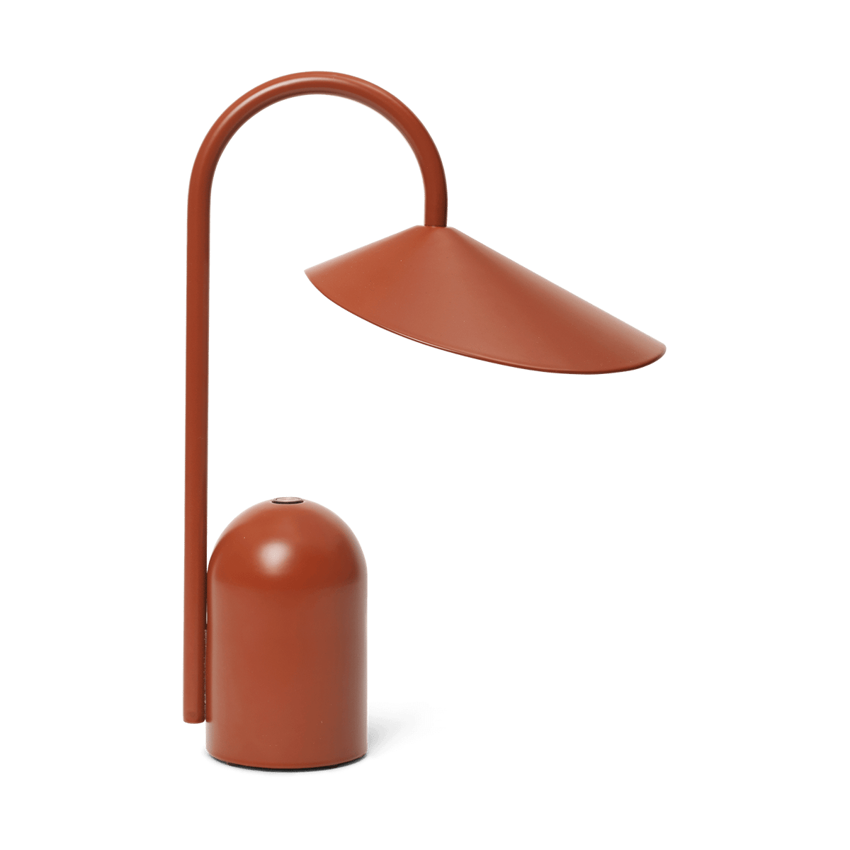 ferm LIVING Arum tragbare Leuchte Oxide Red