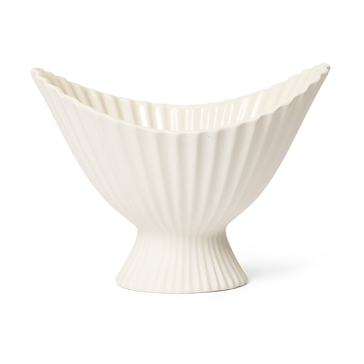 ferm LIVING Fountain Schale 19 cm Off-white