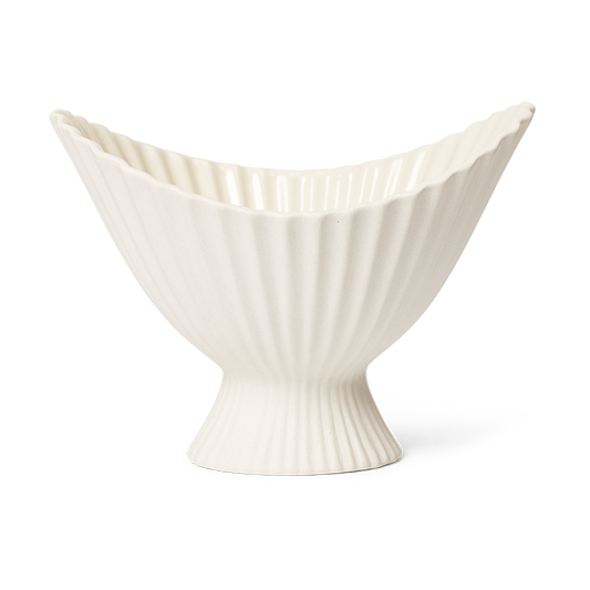 ferm LIVING Fountain Schale 19 cm Off-white