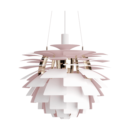 Louis Poulsen PH Artichoke Anniversary edition Pendelleuchte Matte white-pale rose Ø60 cm