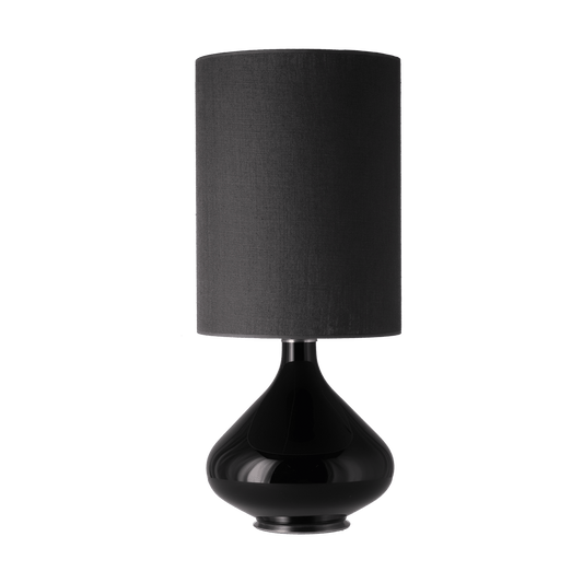 Flavia Lamps Flavia bordslampa svart lampfot Lino Negro L