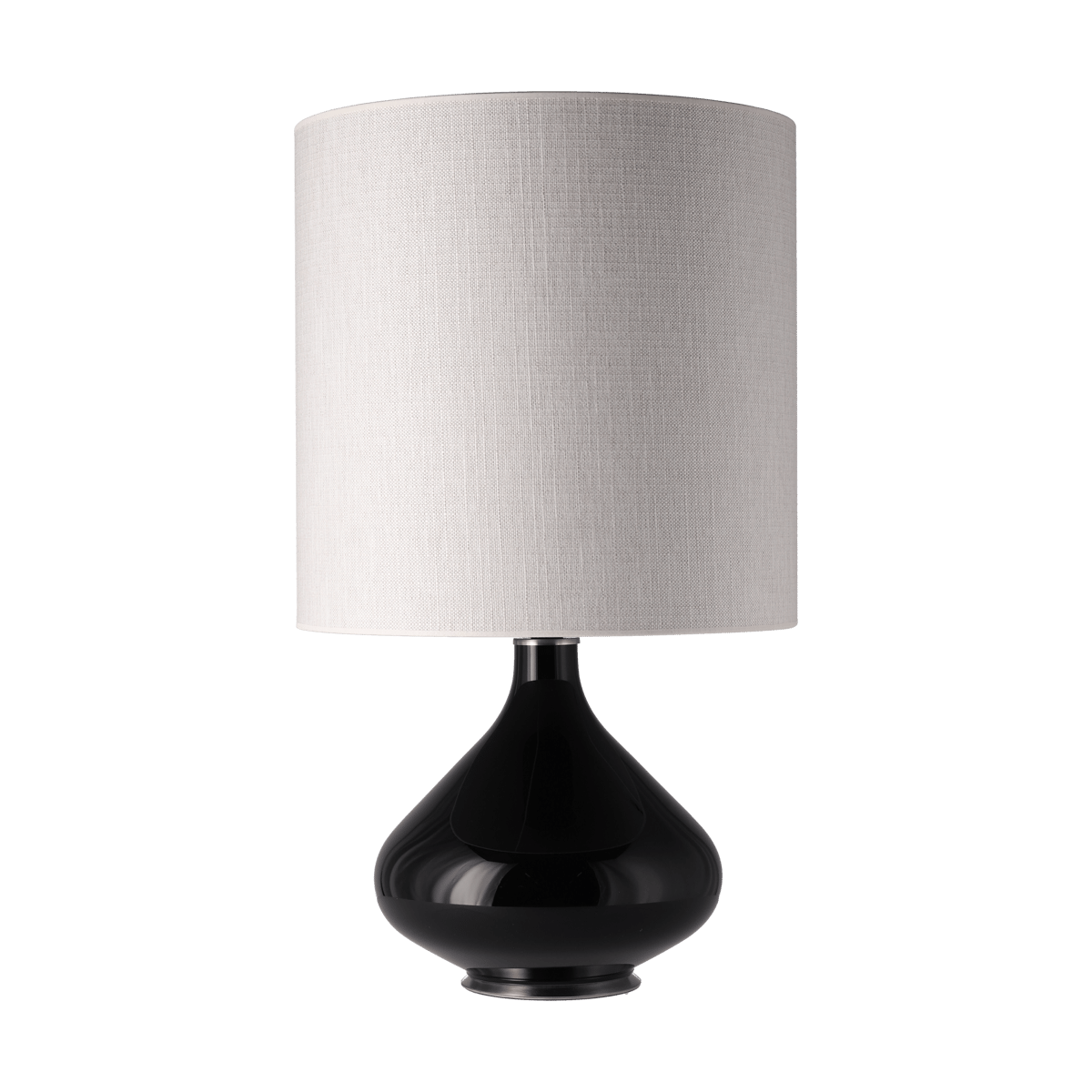 Flavia Lamps Flavia bordslampa svart lampfot Babel Beige M