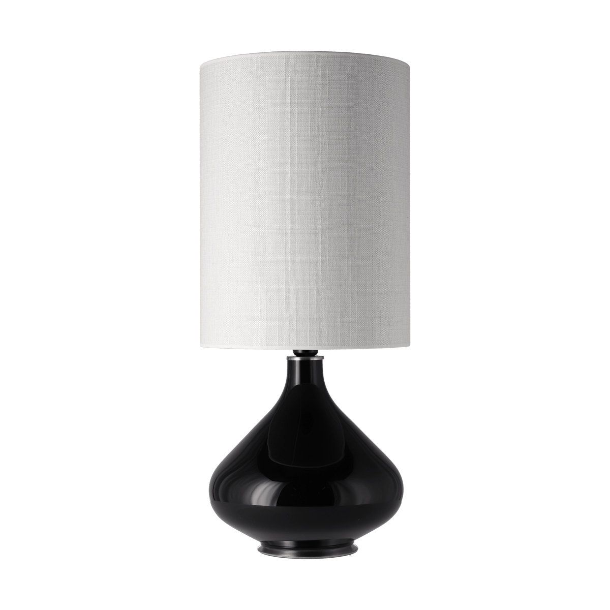 Flavia Lamps Flavia bordslampa svart lampfot Babel Beige L