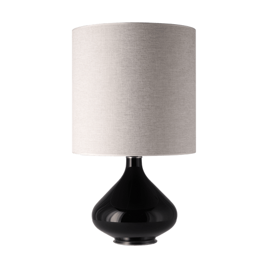 Flavia Lamps Flavia bordslampa svart lampfot London Beige M