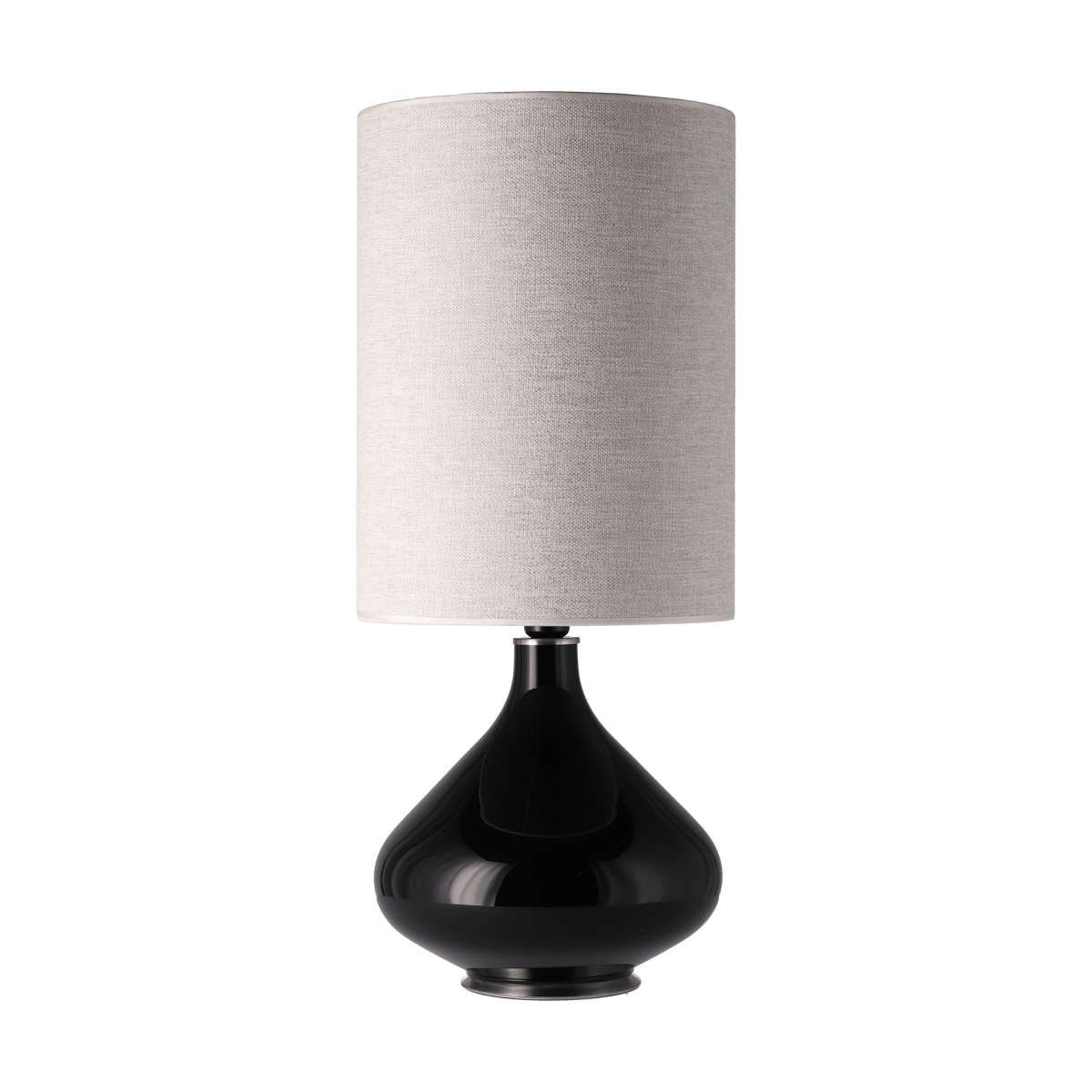 Flavia Lamps Flavia bordslampa svart lampfot London Beige L