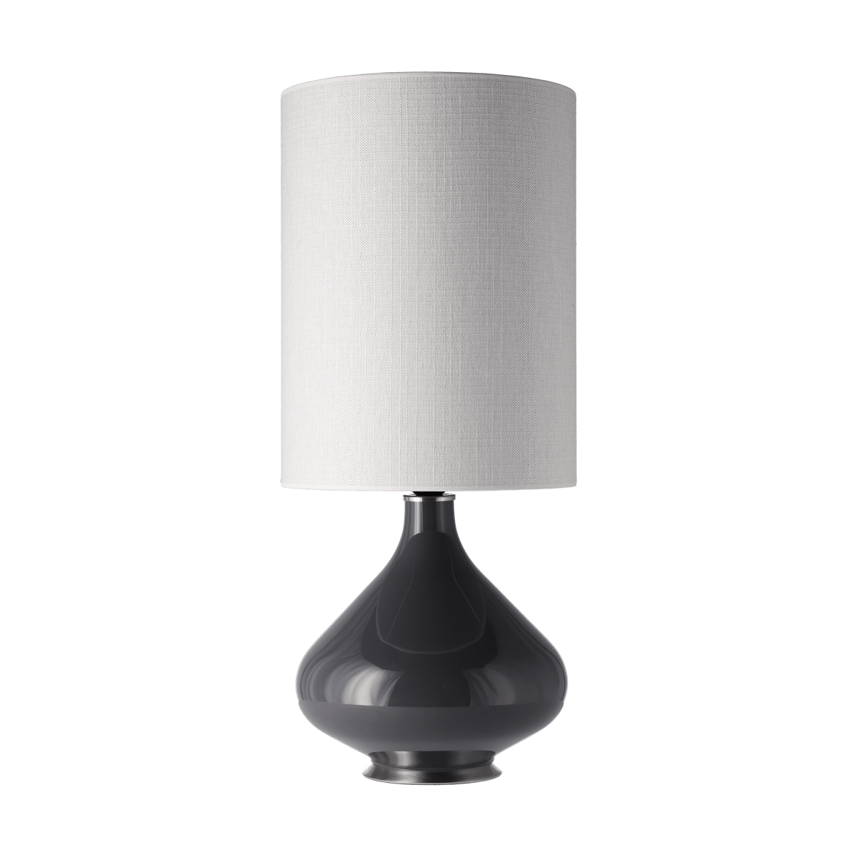 Flavia Lamps Flavia bordslampa grå lampfot Babel Beige L