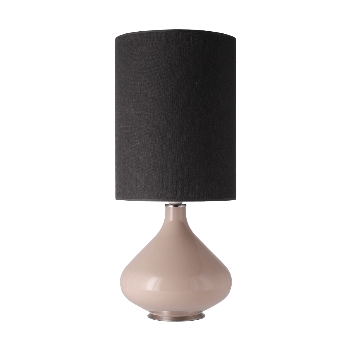 Flavia Lamps Flavia bordslampa beige lampfot Lino Negro L