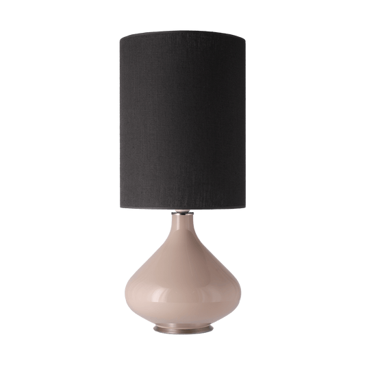 Flavia Lamps Flavia bordslampa beige lampfot Lino Negro L