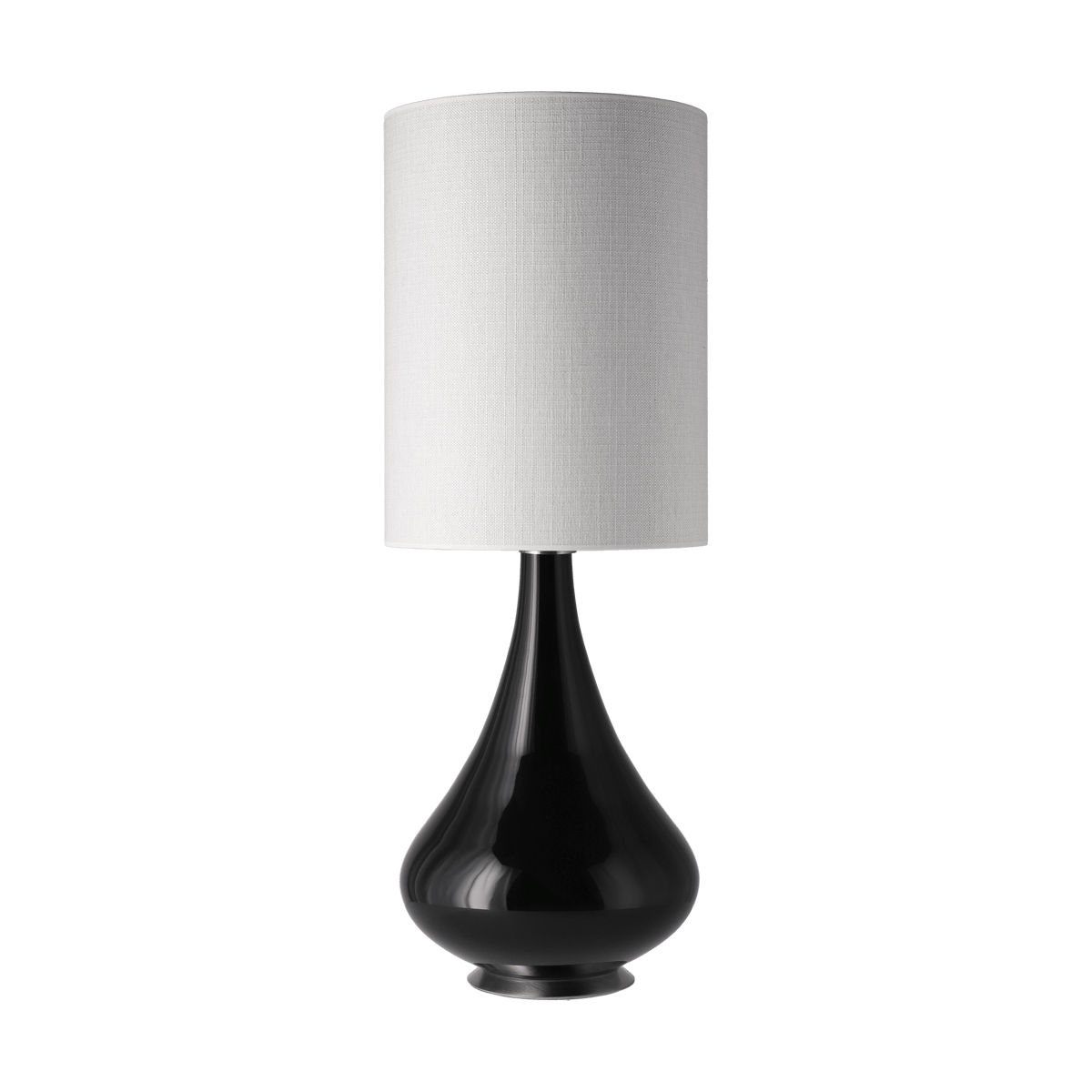 Flavia Lamps Renata bordslampa svart lampfot Babel Beige L