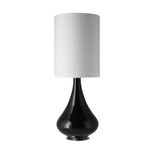 Flavia Lamps Renata bordslampa svart lampfot Babel Beige L