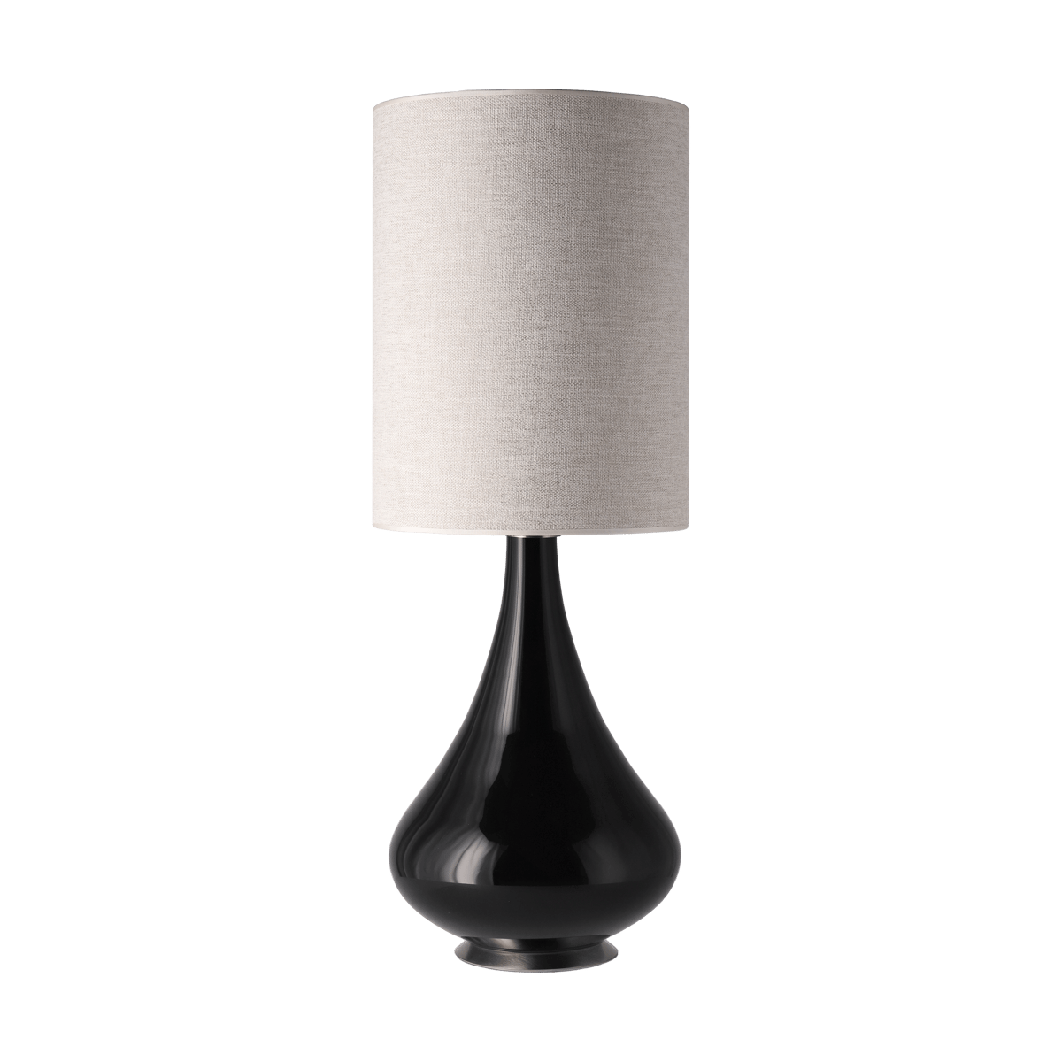 Flavia Lamps Renata bordslampa svart lampfot London Beige L