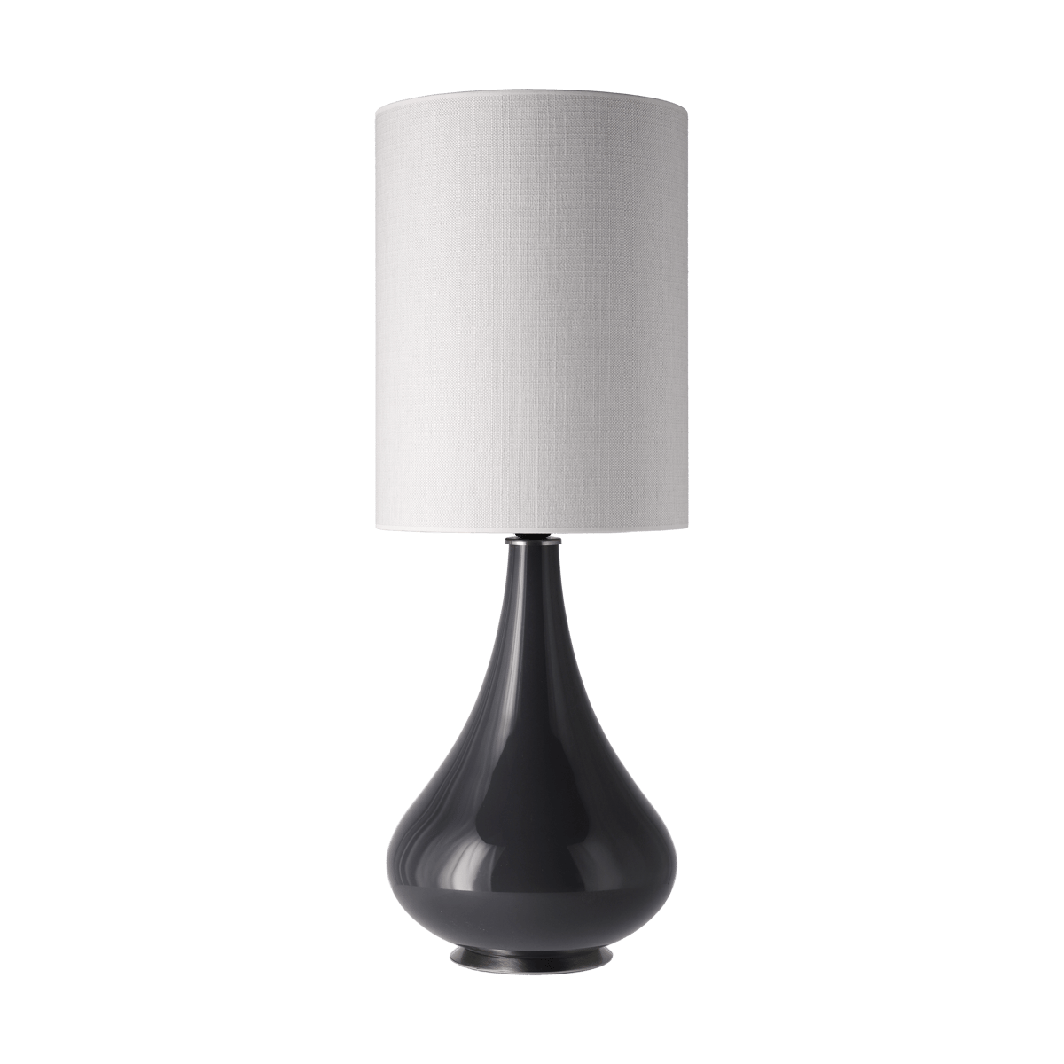 Flavia Lamps Renata bordslampa grå lampfot Babel Beige L