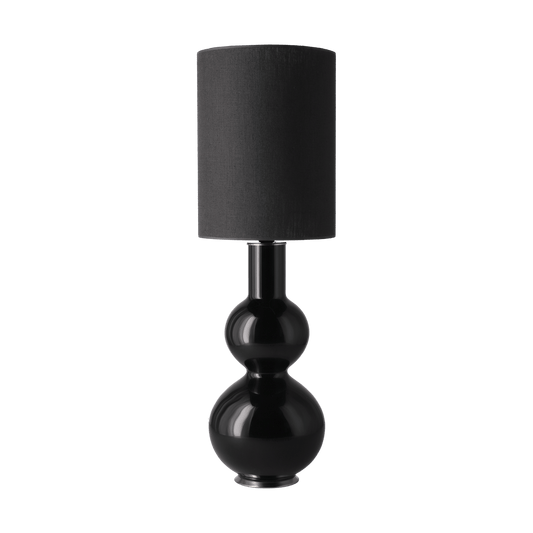 Flavia Lamps Augusta bordslampa svart lampfot Lino Negro L