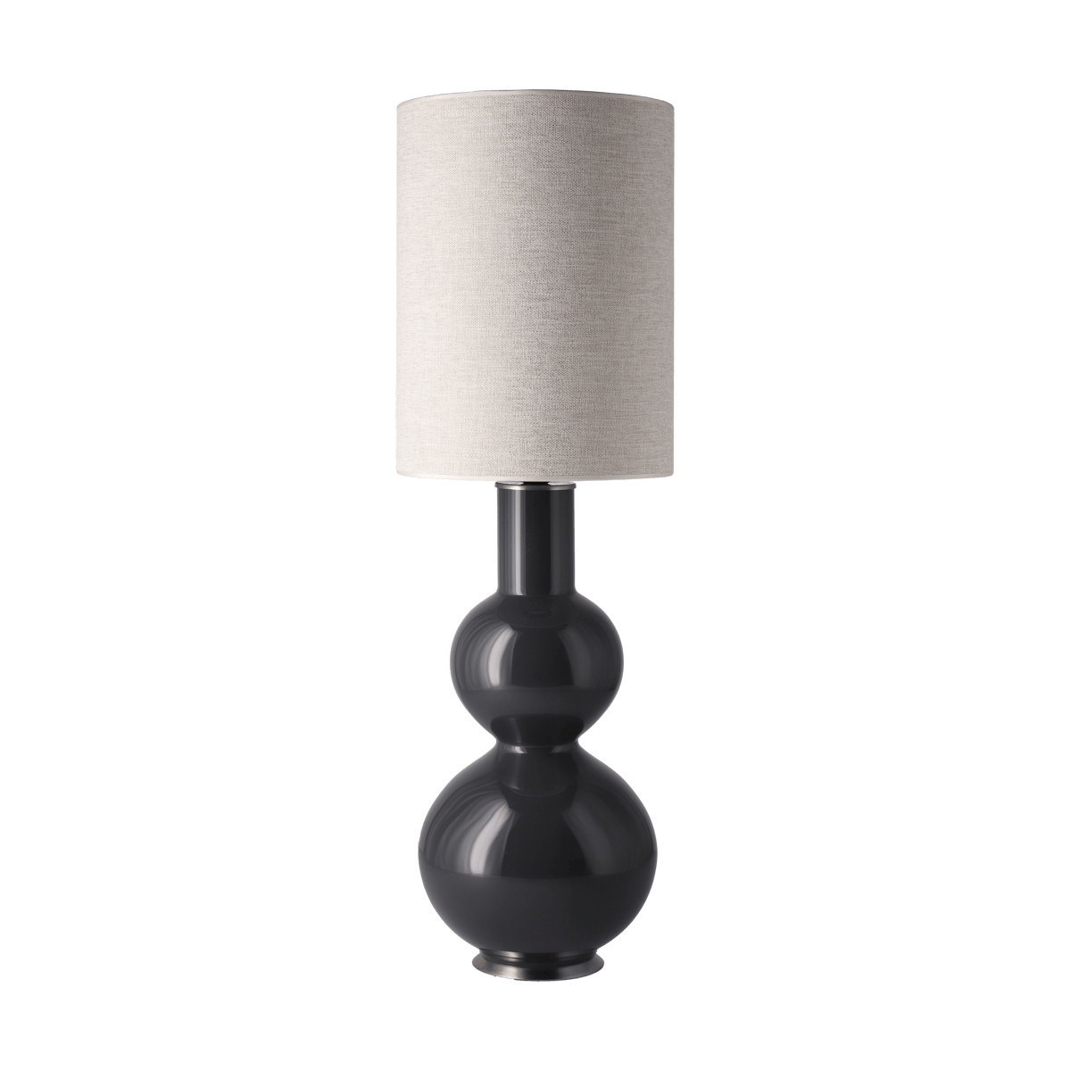 Flavia Lamps Augusta bordslampa grå lampfot London Beige L