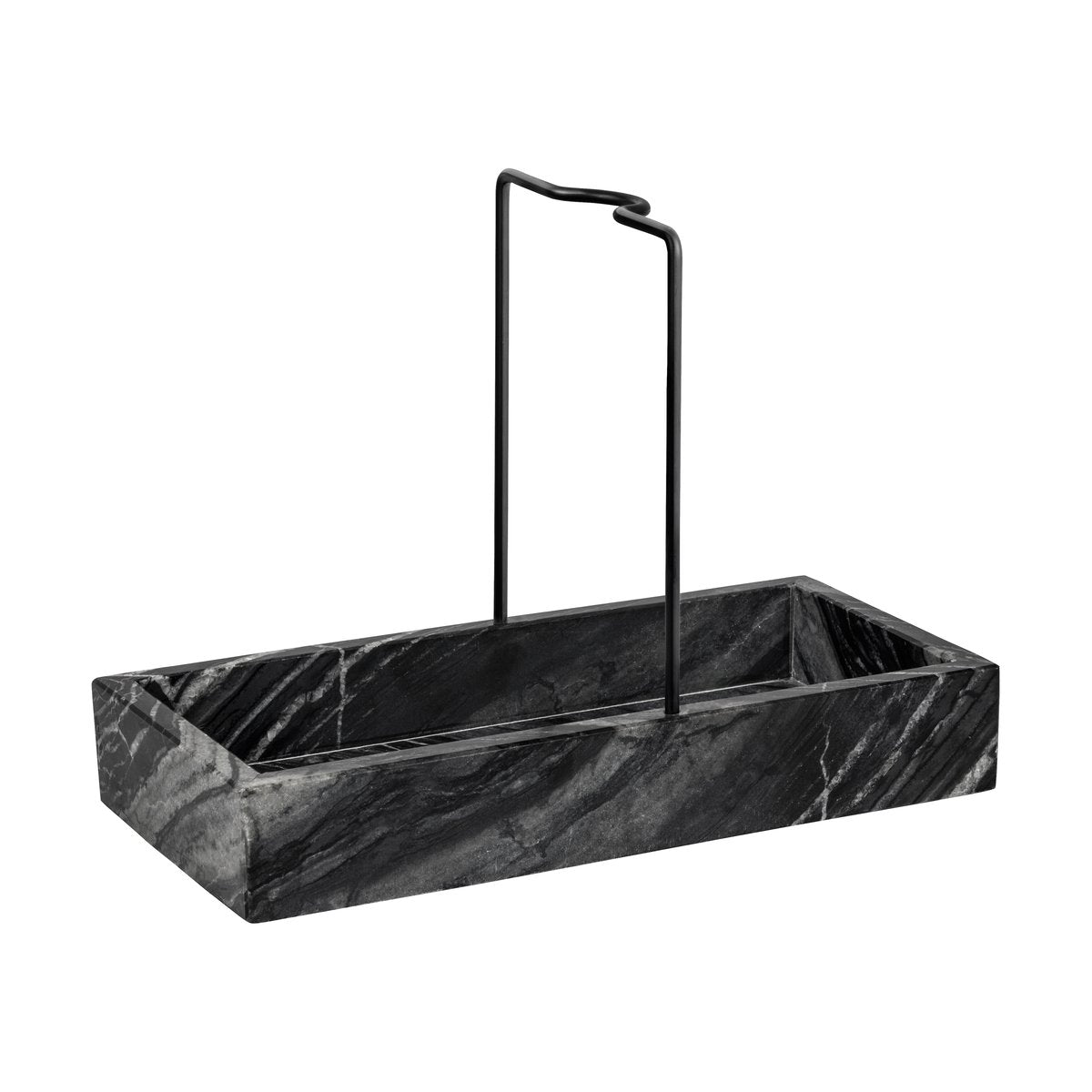 Mette Ditmer Marble diskbänksorganiserare 12x23,5 cm Black-grey