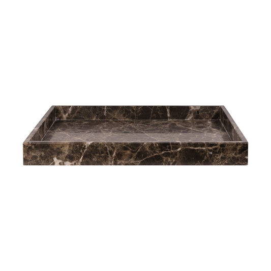 Mette Ditmer Marble dekorationsbricka large 30x40 cm Brown