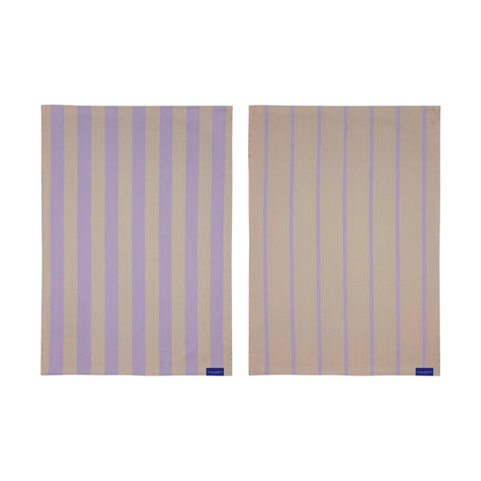 Mette Ditmer Stripes Küchenhandtuch 50x70 cm 2er-Pack Sand