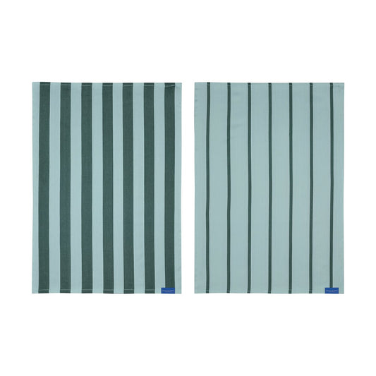 Mette Ditmer Stripes Küchenhandtuch 50x70 cm 2er-Pack Mint