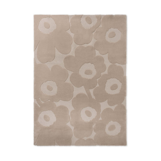 Marimekko Unikko Wollteppich Light Beige, 140x200 cm