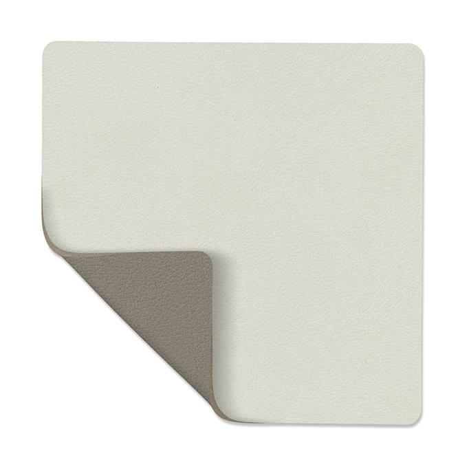 LIND DNA Nupo Glasuntersetzer doppelseitig  square 1 St. Linen-Flint Grey