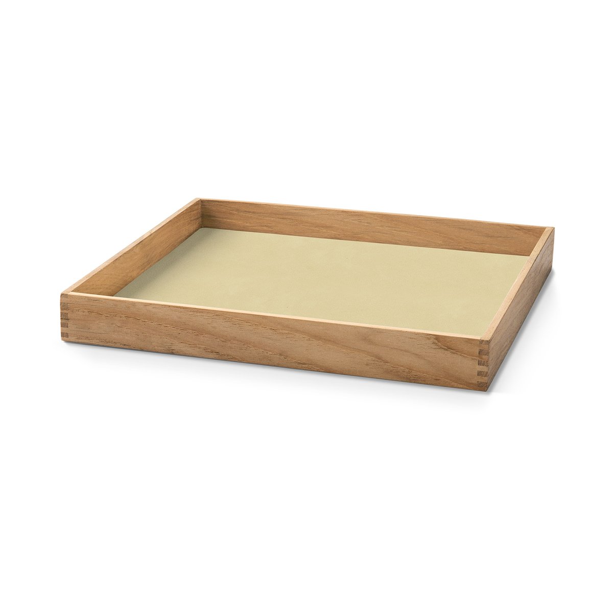 LIND DNA Even Teak-Tablett Square S Nupo lemon sorbet