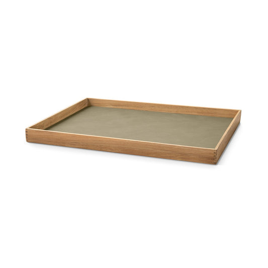 LIND DNA Even Teak-Tablett square L Nupo herbal dust